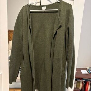 J. Crew Women's Olive Cardigan